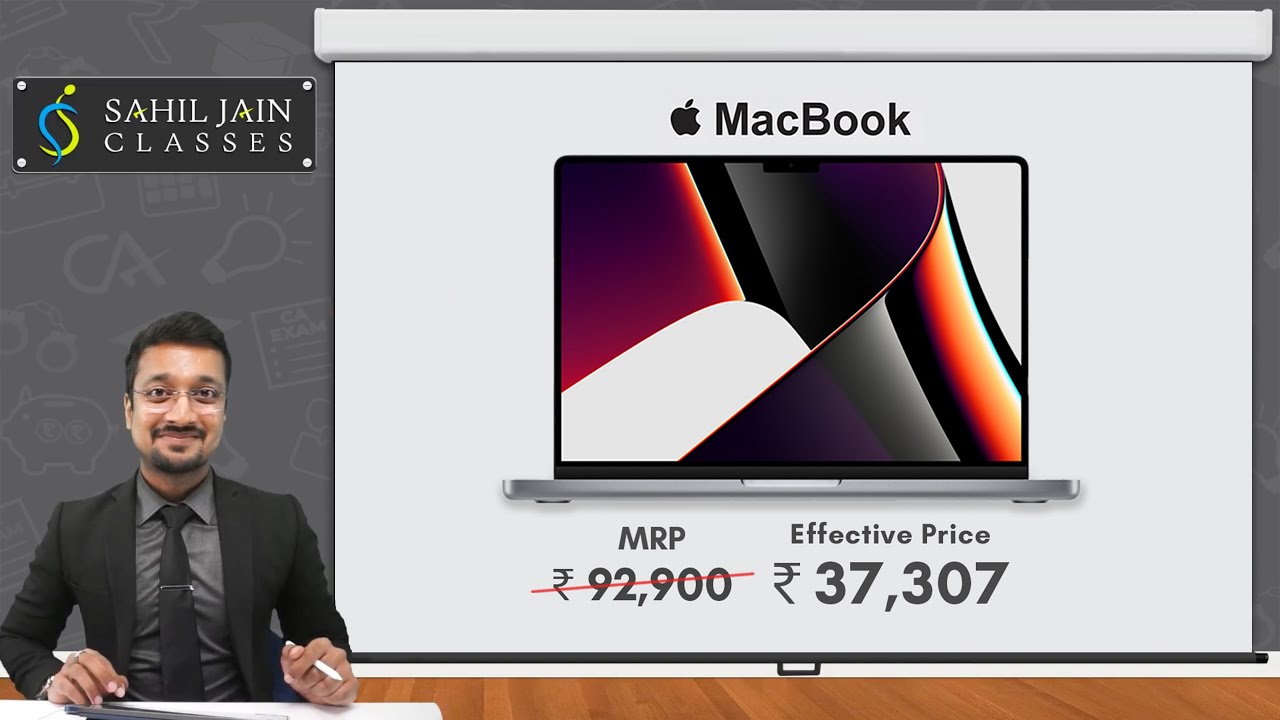 How a New 93k Macbook costs 37k by claiming BOTH Depreciation & GST ITC!