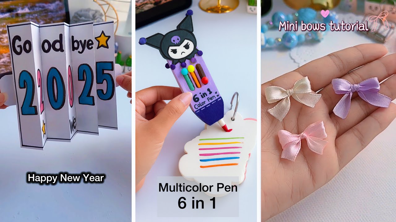 10 Easy craft ideas/ miniature craft /Paper craft/ how to make /DIY/school project/Mukta Art & Craft