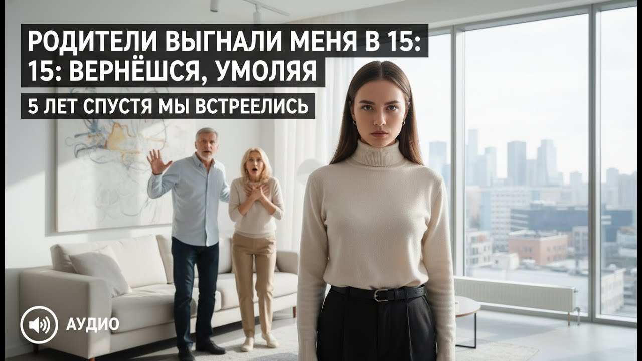 Родители выгнали меня в 15: 