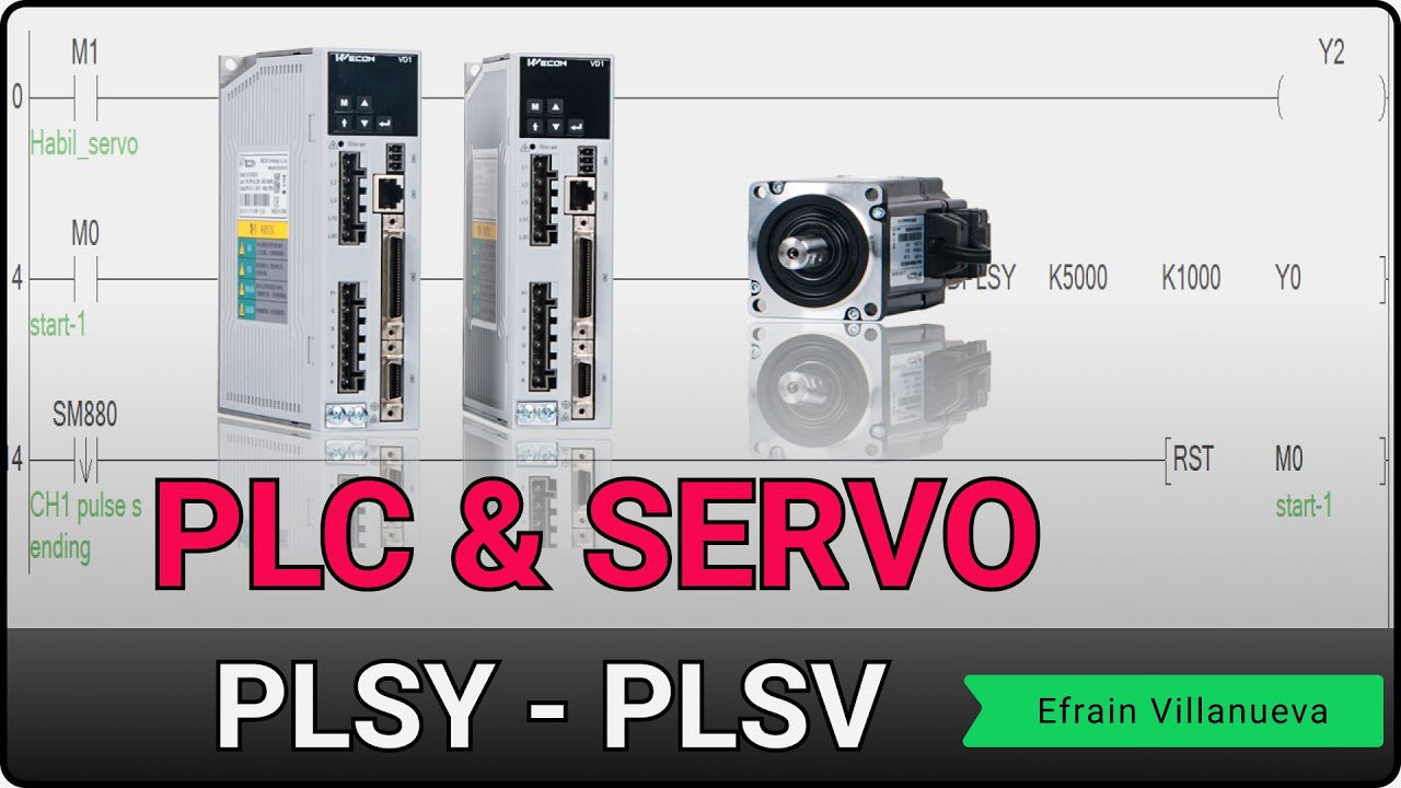 Control del servo motor Wecon con la función PLSV y PLSY #2