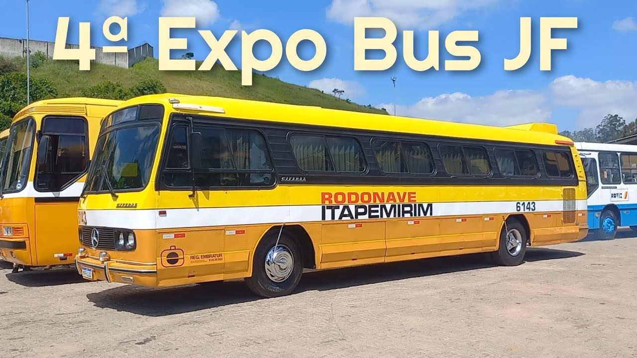 Fui na Expo Bus em Juiz Fora | Filmei o CMA Flecha Azul na BR 040