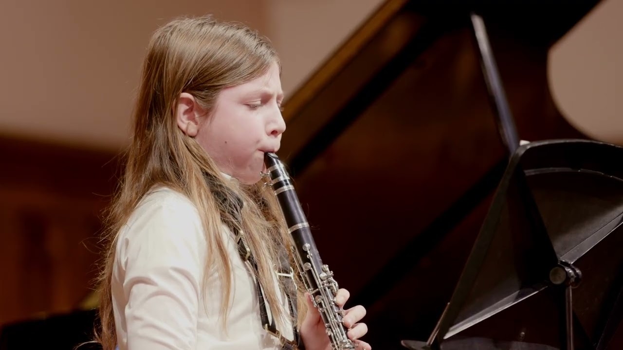 Rowan's first clarinet recital