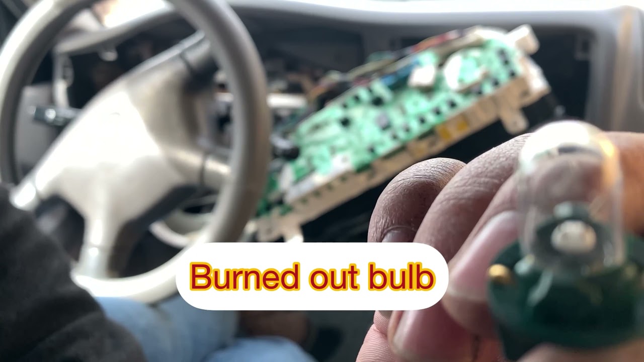 Replacing instrument panel/cluster gauge light bulbs in 2001-2004 tacoma or third gen 4runner