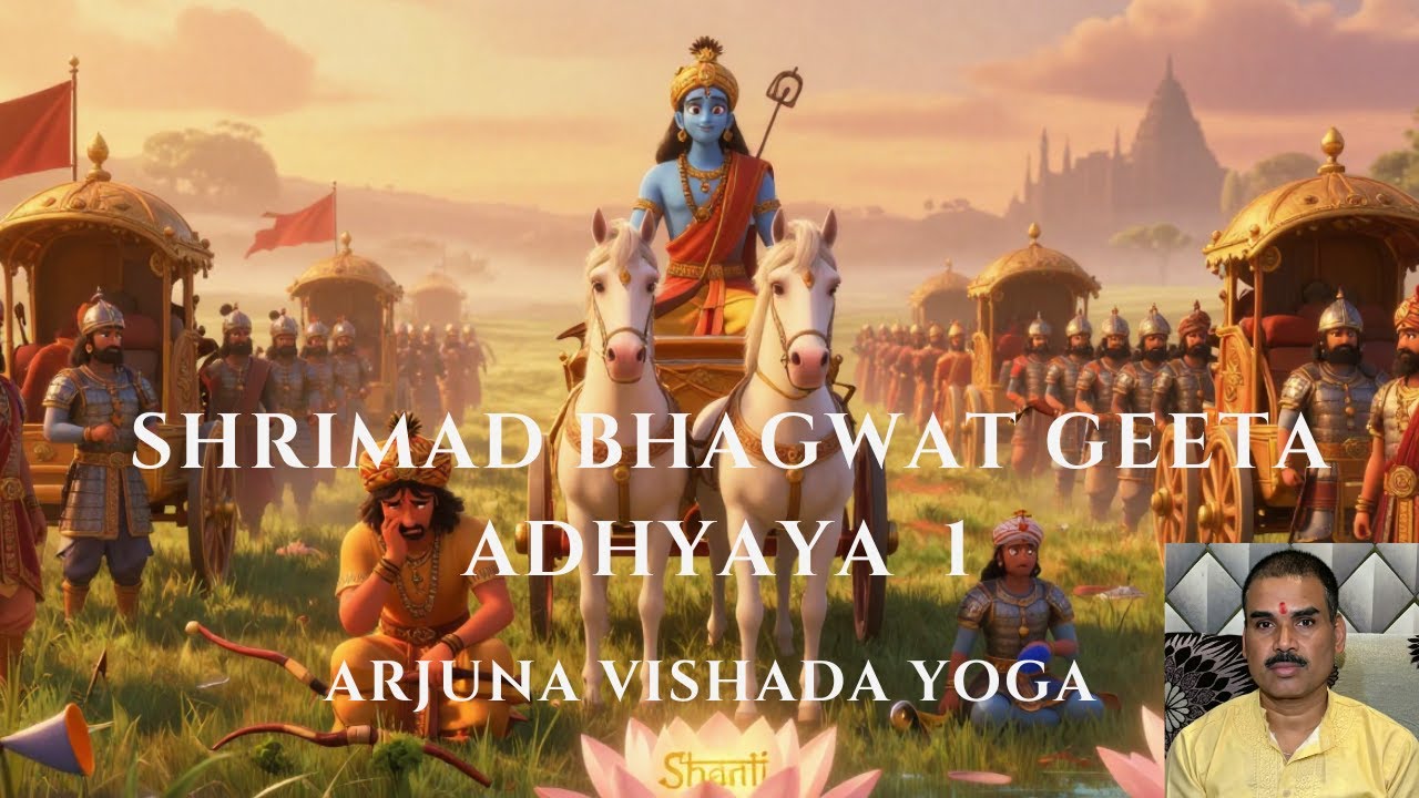 गीता अध्याय 1  Gita Adhyay 1 अर्जुन विषाद योग
