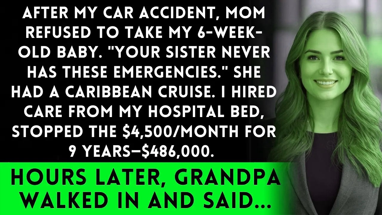 My Mother Refused My Newborn During My Car Accident - Grandpa's One Call Changed Everything