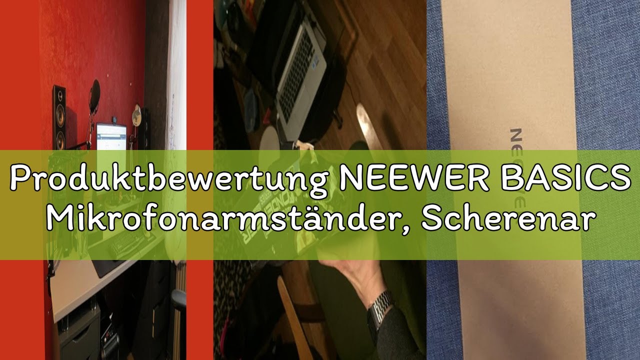 Produktbewertung NEEWER BASICS Mikrofonarmständer, Scherenarm Mikrofonarm Tischhalterung mit Clip 3/