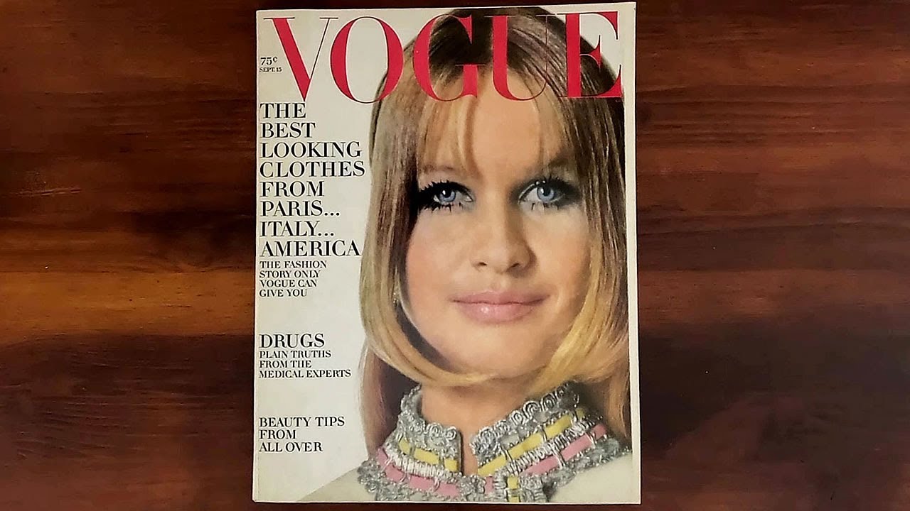 Vogue September 15 1968 Paris, Italy and American Collections | ASMR Magazine Flip Through