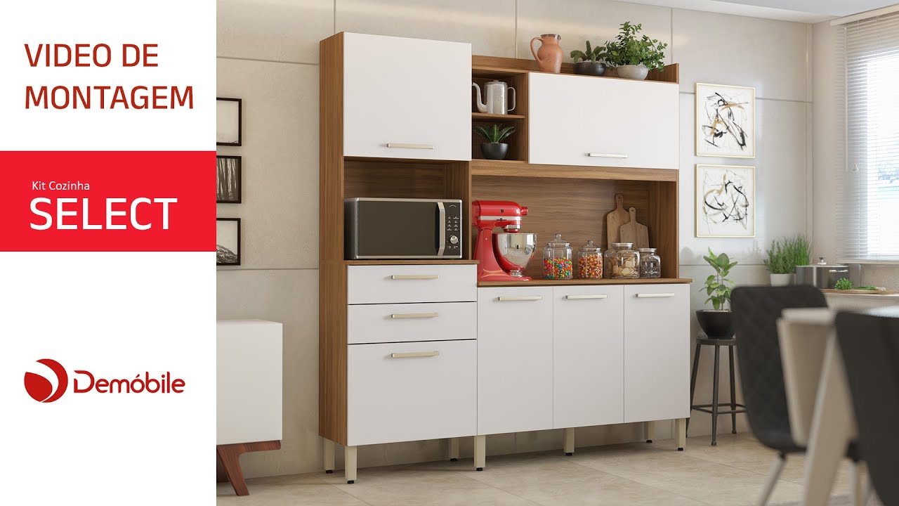 Manual de montagem kit cozinha SELECT | Demóbile