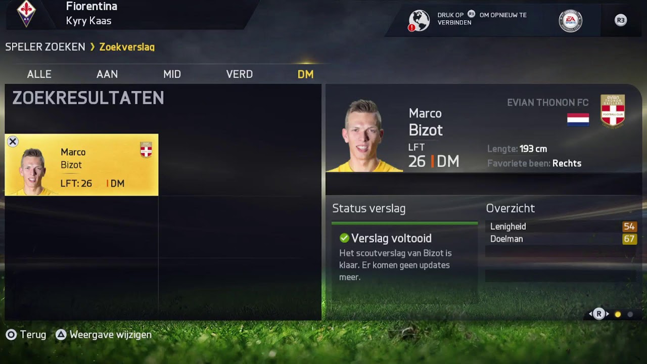 FIFA 15 carrière live