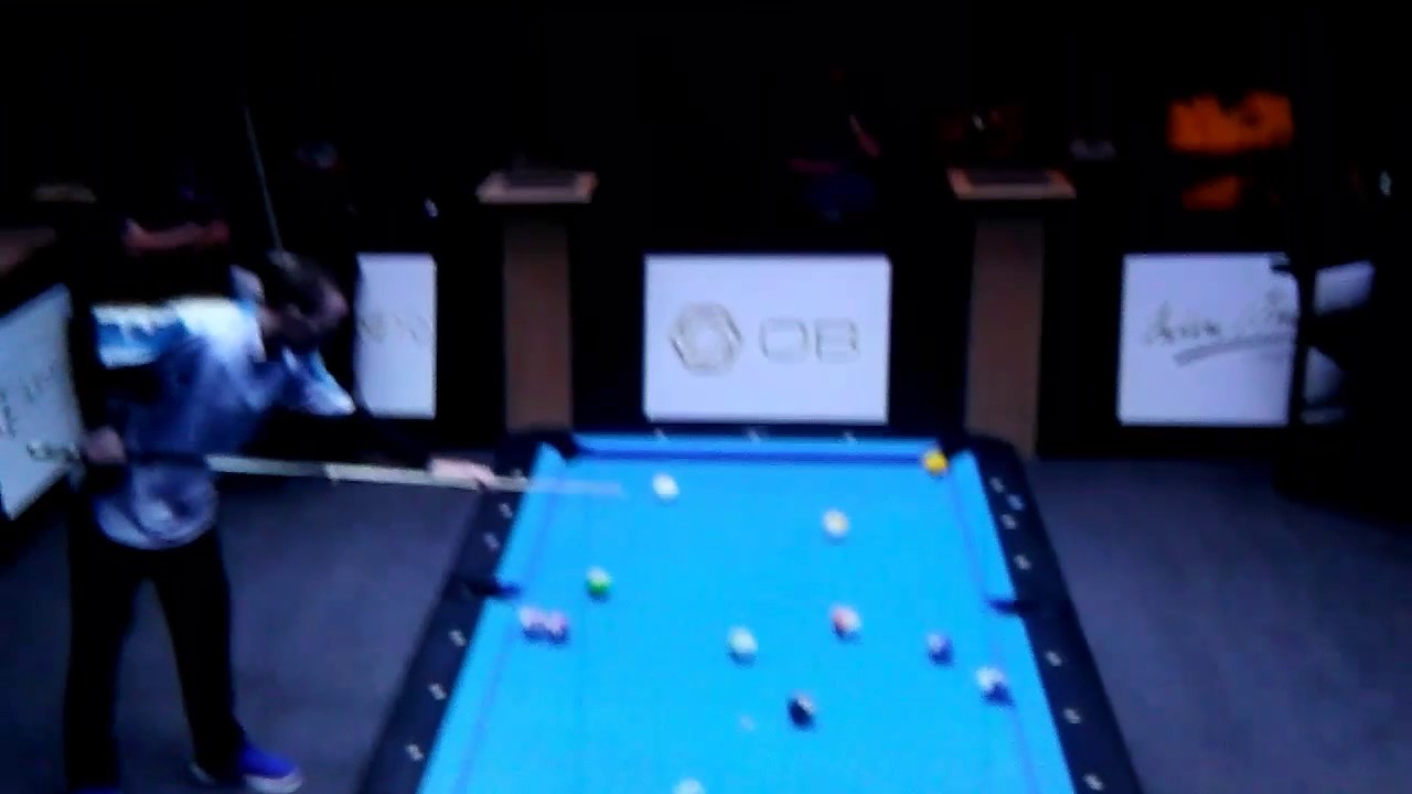 A great pool playing style Bergman