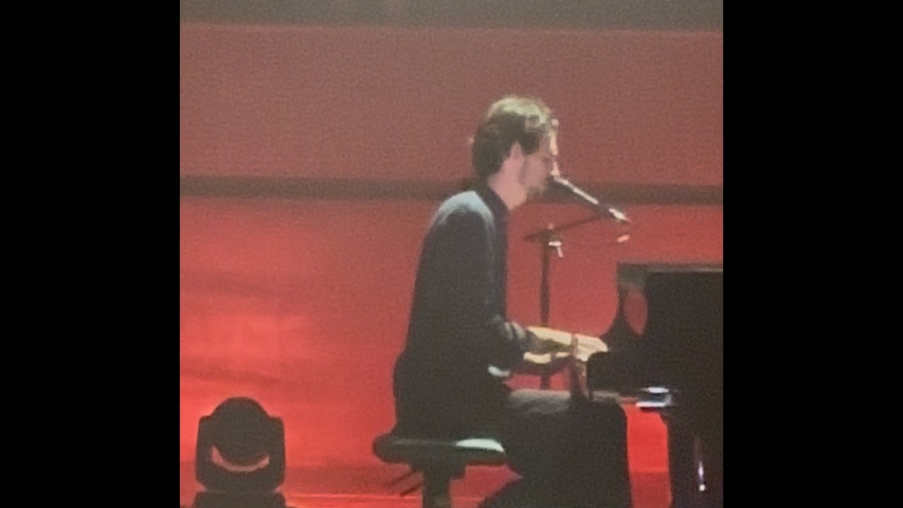 Tamino playing Habibi on piano at Festival Antigel on February 22, 2026