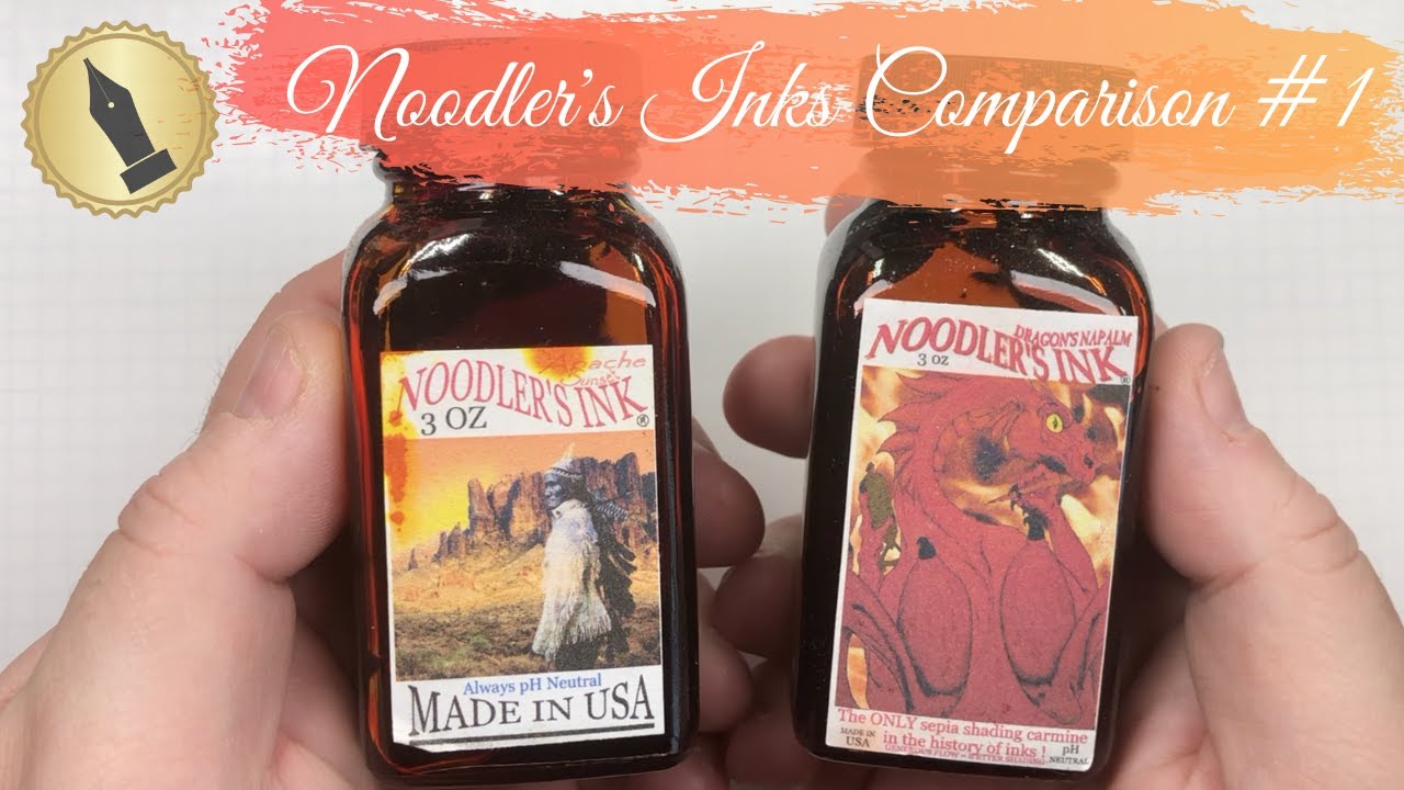 Noodler's Inks Comparison #1