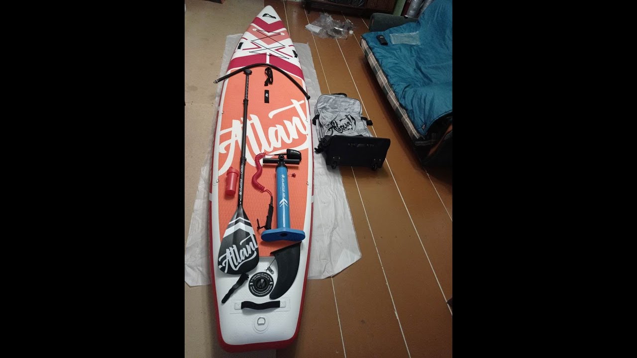 ATLANTSUP TOURER PRO Red 13.8 (распаковка)