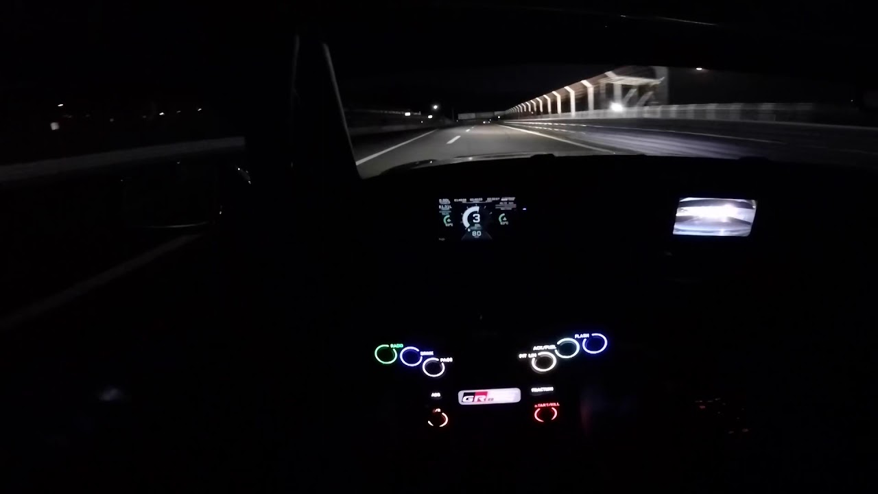 GR SupraGT4 onboard in Fuji SPEEDWAY Night session