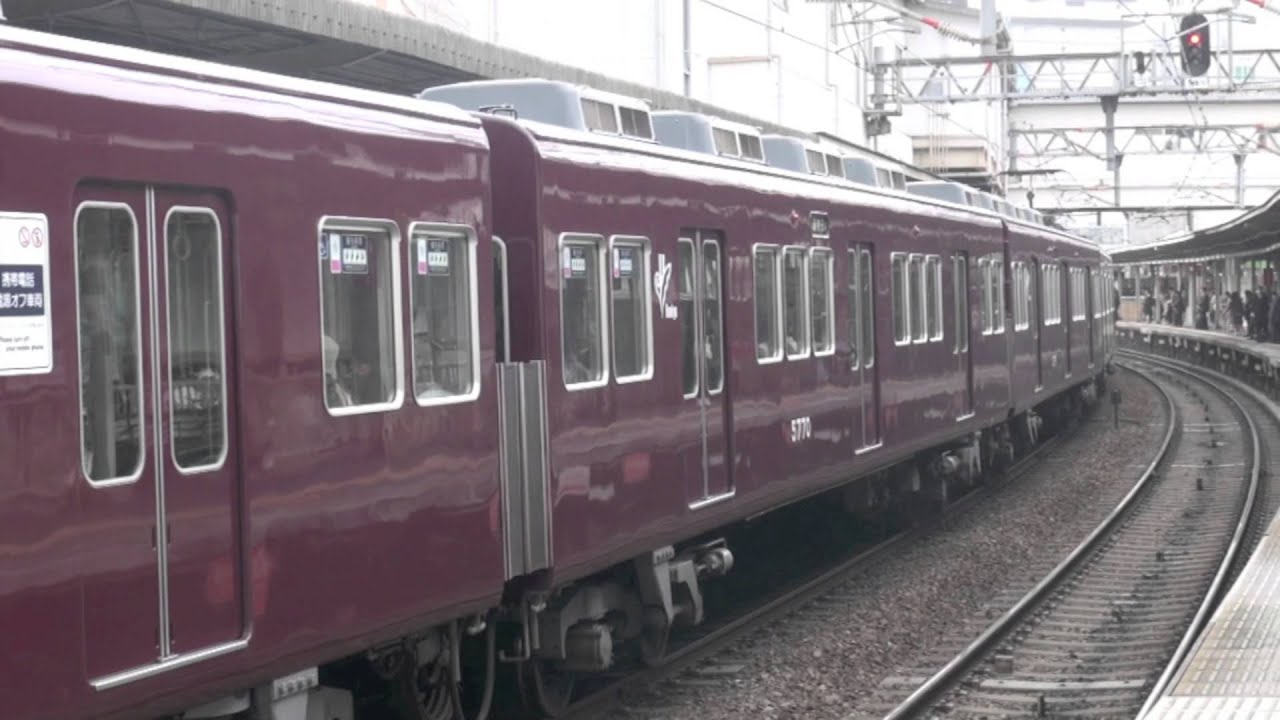 【阪急電鉄】5100系5128F%普通梅田行@十三('13/03)