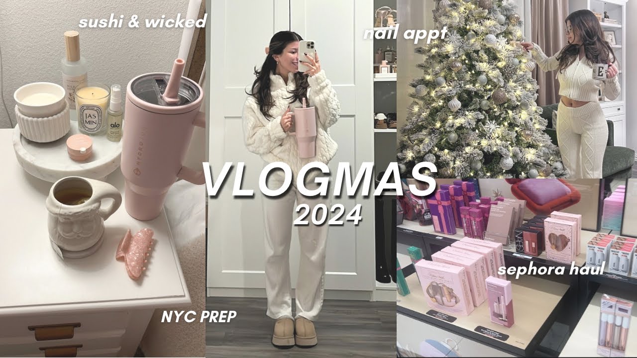 VLOGMAS ❄️ week 2 | wicked, appts, nyc prep, office days + more!