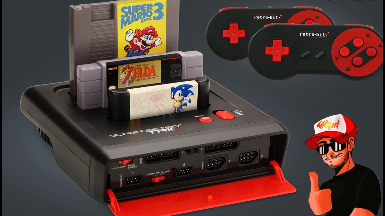 3 Videogames em 1 - Retro Bit Trio