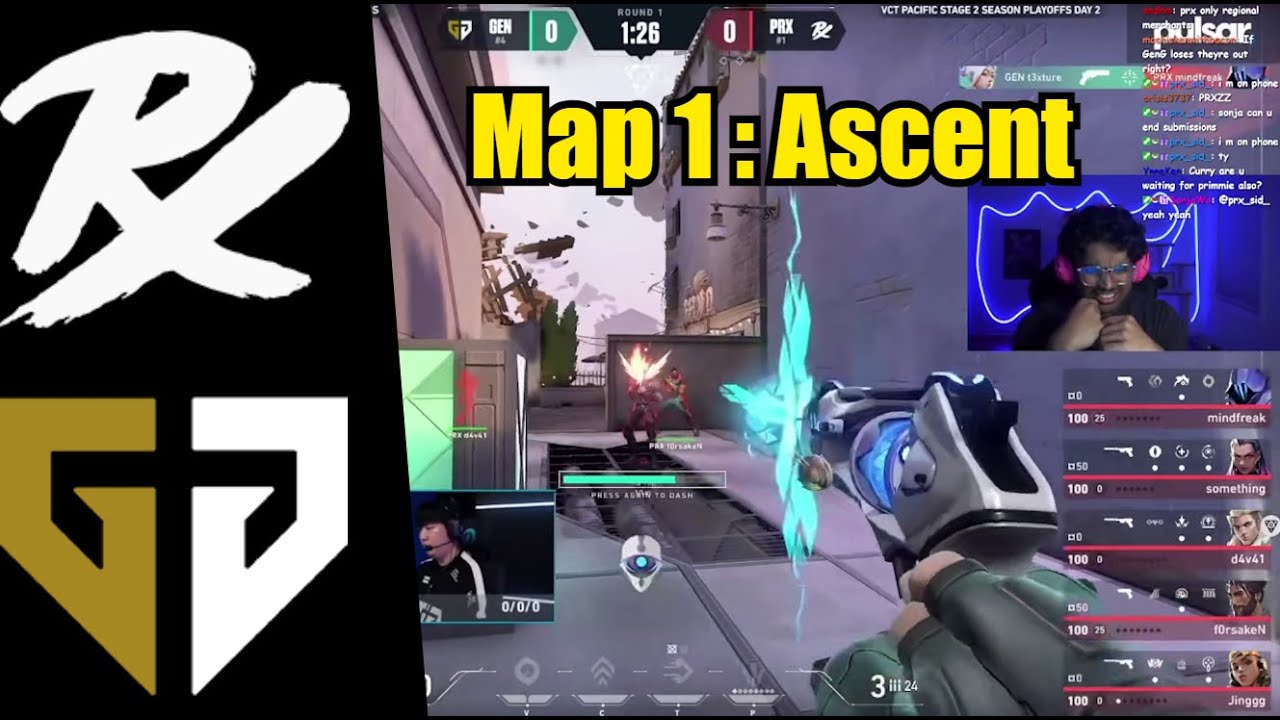 Curry reacts to PRX vs Gen.G | Map 1 | playoffs: Upper semifinal | VCT 2024: Pacific Stage 2 |