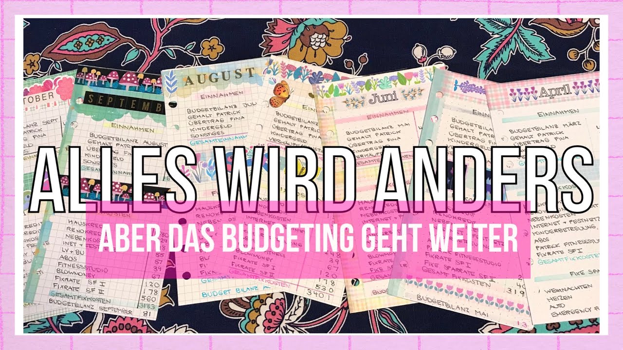 BUDGET - aber ganz anders 🌈 Ein Neustart nach 4,5 Jahren Zero based Budget
