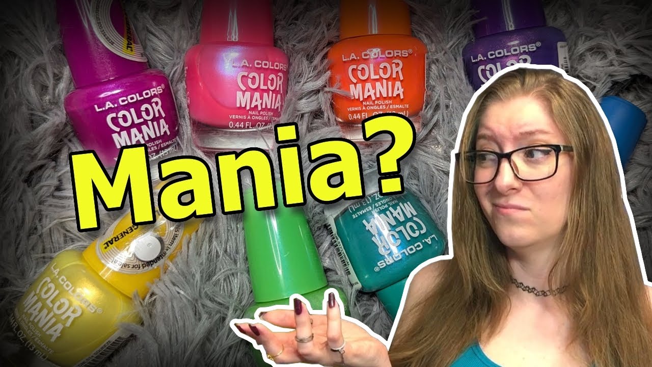 L.A. Colors Color Mania! If Only They Where Opaque!