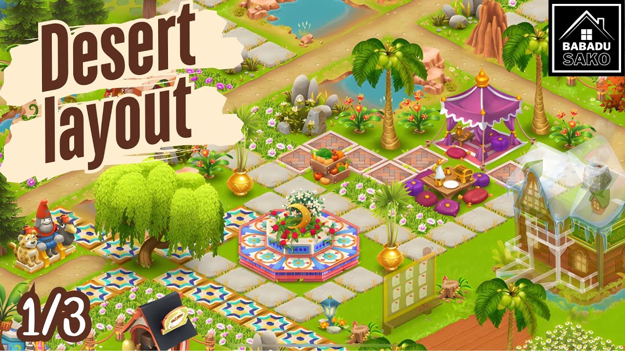 EP.272 : Desert layout part 1/3 - HayDay FarmDesign!