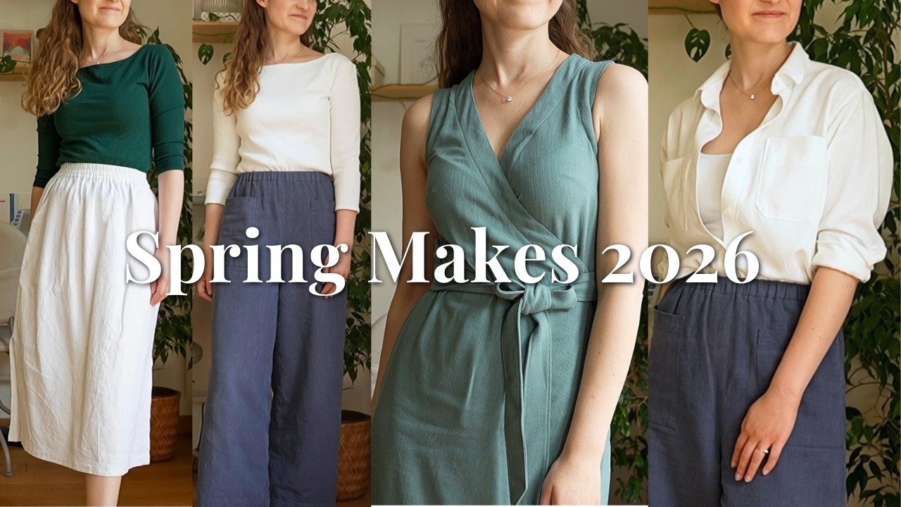 Spring Makes: Sewing, Mending & My First Leather Bag 🪡🌸