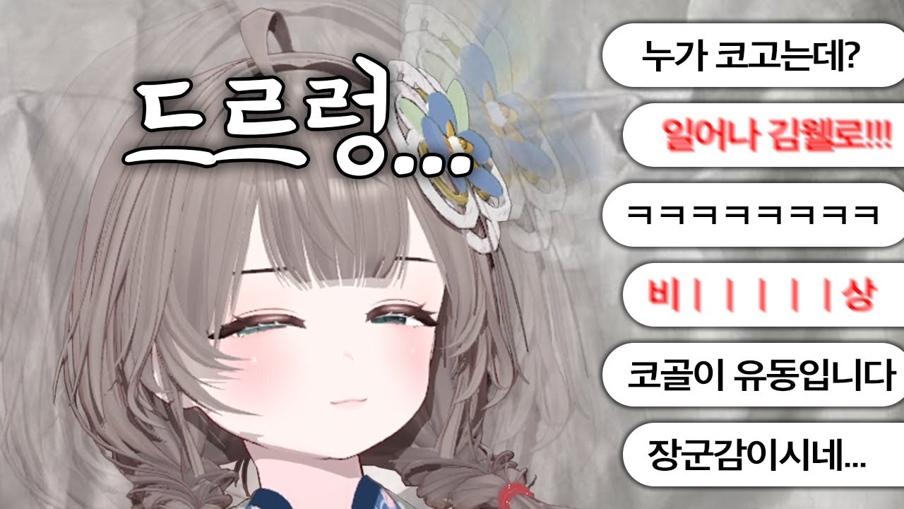 방송키고 잠들어버린 그녀의 충격적인 모습... [코창서버 - 2화]