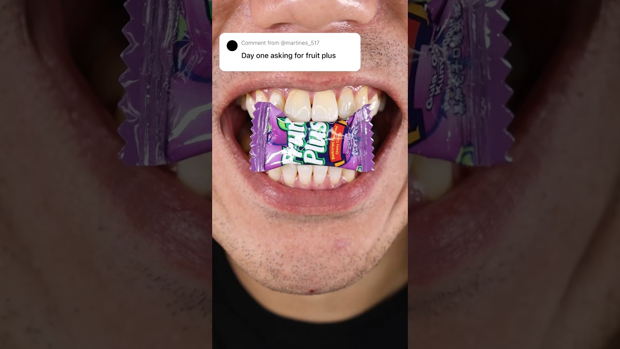 ASMR | Fruit Plus Blackcurrant Candy #DoctorTristanPeh #FruitPlus #Candy