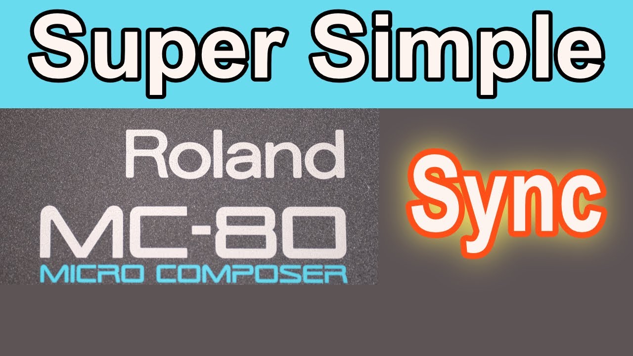 Demo | Roland MC-80 & Logic Pro X MTC Sync