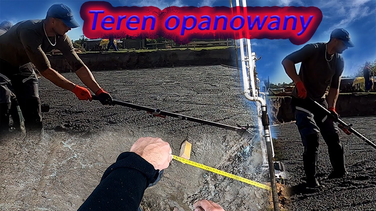 Chudy beton pod powierzchnią domu #Jak pokonać trudny teren przy wykopie pod dom?