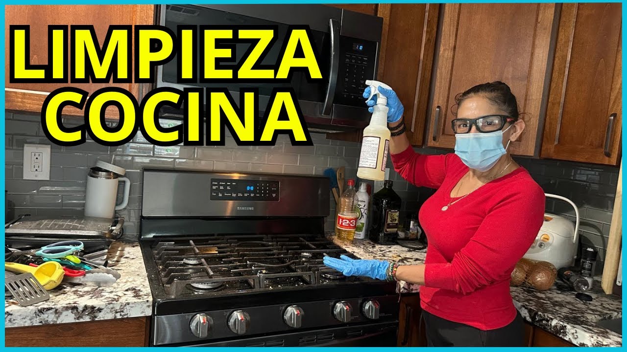 Como quitar la GRASA Y LA SUCIEDAD DE  tu COCINA