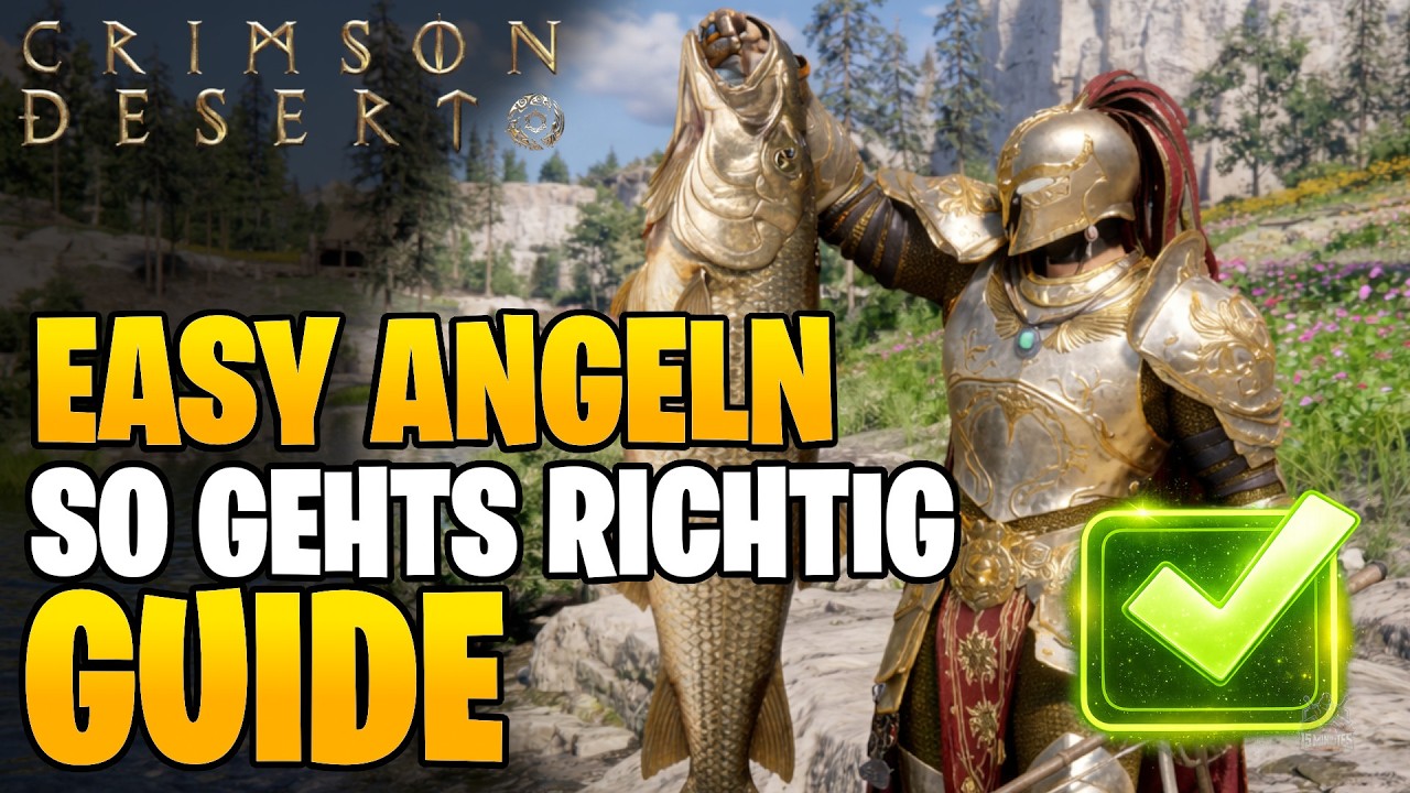 Crimson Desert Angeln Guide: So f&auml;ngst du ENDLICH jeden Fisch! 🎣 Controller Trick erkl&auml;rt