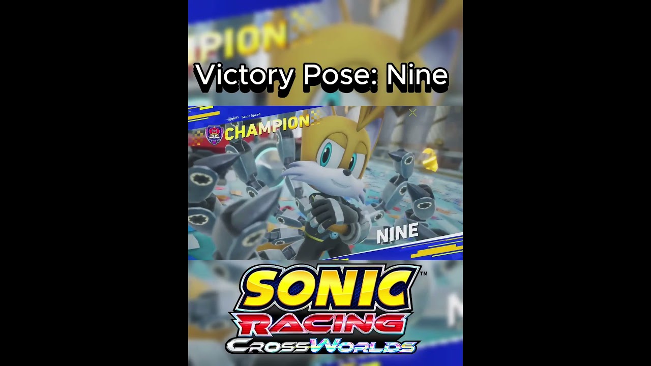 Sonic Racing Crossworld / Victory Ceremony with Nine from Sonic Prime