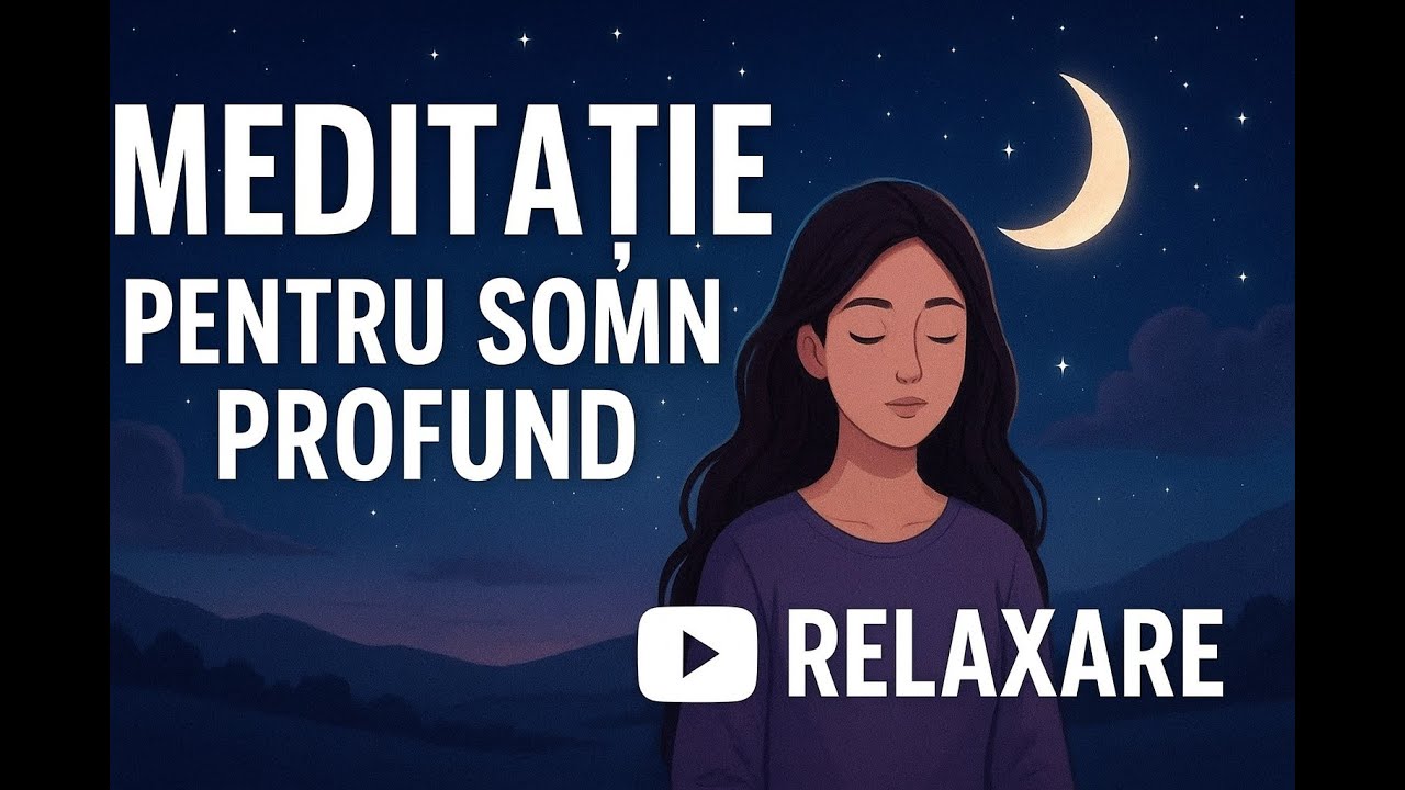 🌙✨ Meditație pentru Somn Profund 😴 | Voce Calmă & Muzică Relaxantă 🎶 | Relaxare & Liniște Interioară