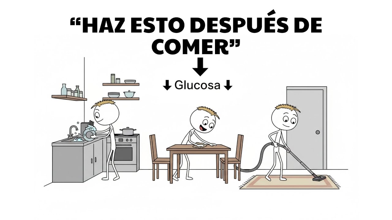 Haz estas 3 cosas después de comer (aplanan los picos de glucosa e insulina)