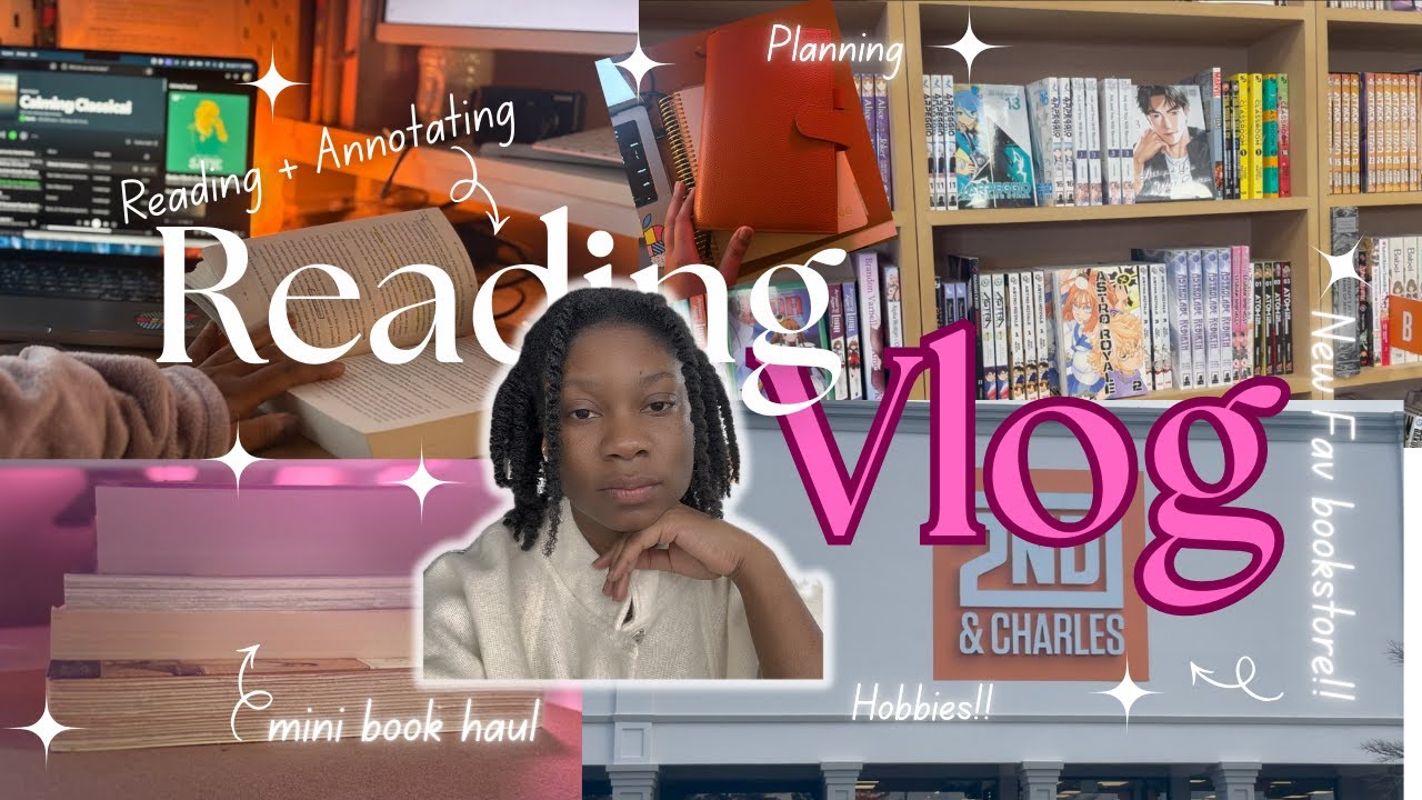 exploring a new(ish) bookstore, reading updates, & hobbies ☀︎ Reading Vlog ☀︎ 002 🌞 LIFE in my 30'S