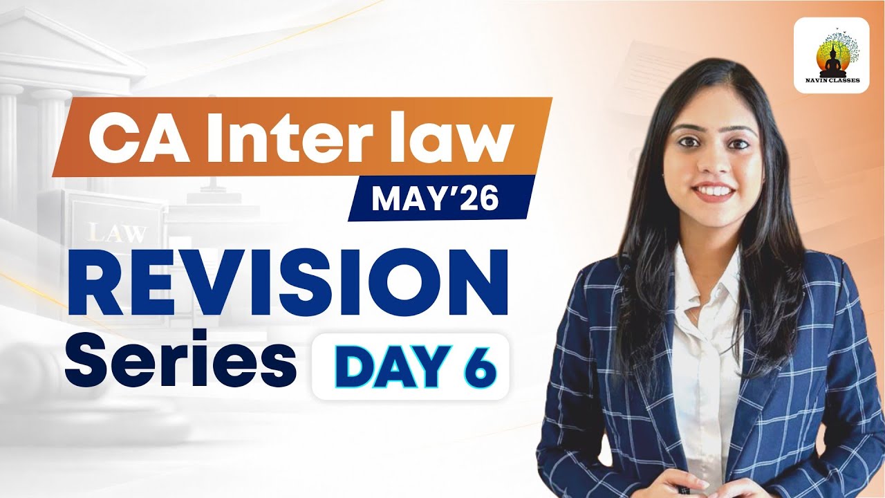 Подготовка к экзамену CA Inter One-Shot Law: День 6 | CS LLB Девика Тапария