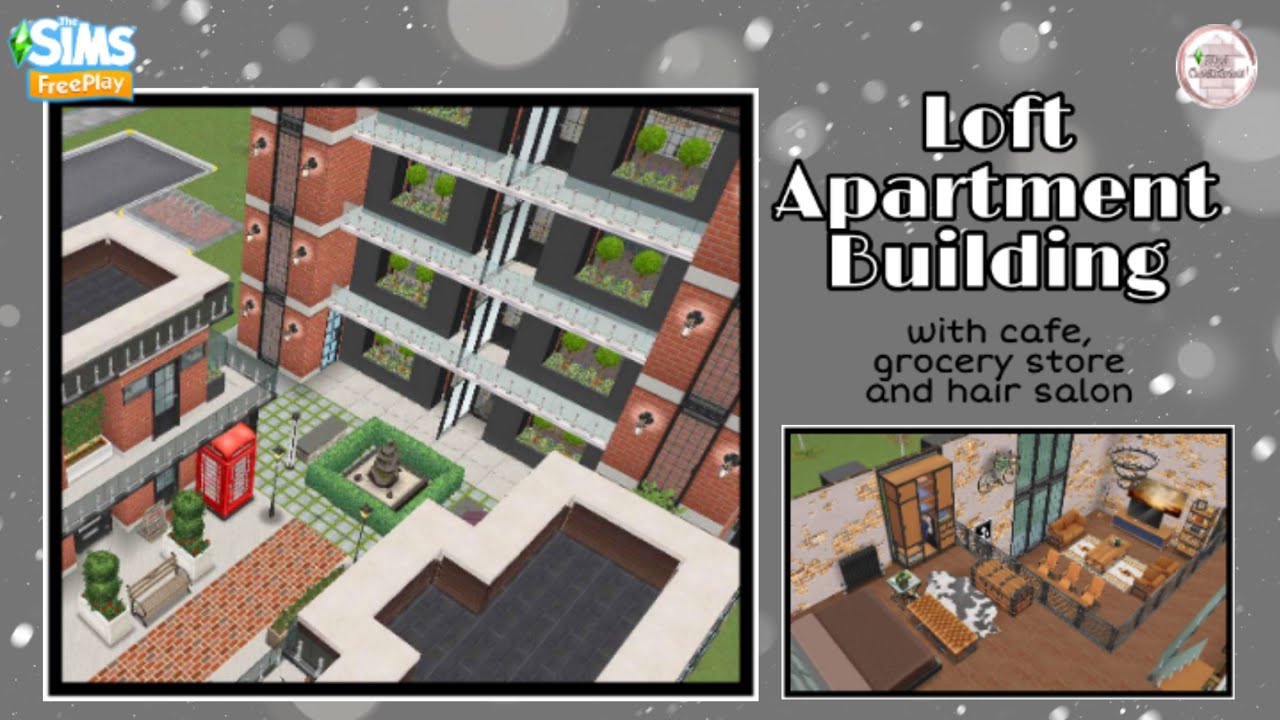 Industrial Loft Apartment Building Tour and Floorplan | The Sims Freeplay