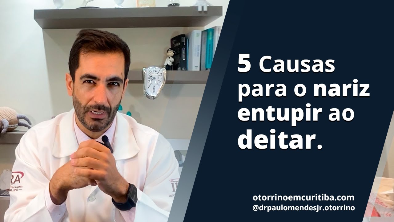 NARIZ ENTOPE AO DEITAR? | descubra aqui por que isto acontece