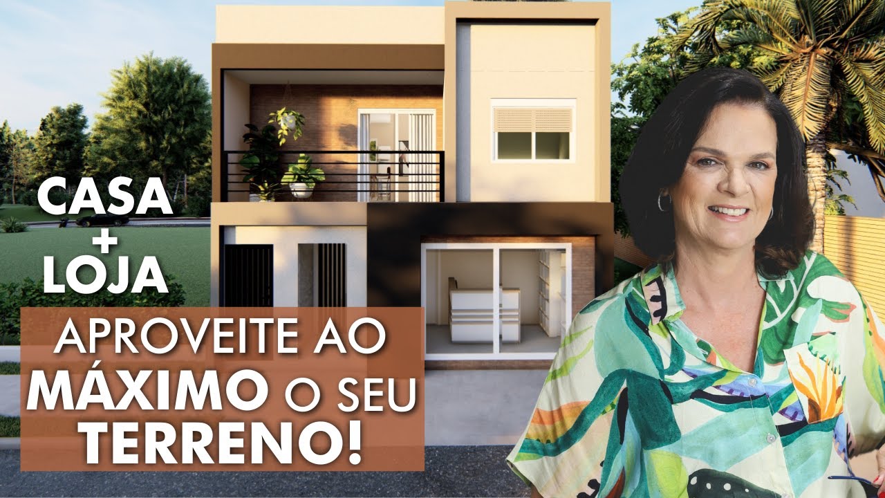 Kitnet + ap 2 quartos + piscina + loja em terreno 7,2 x 13,5m