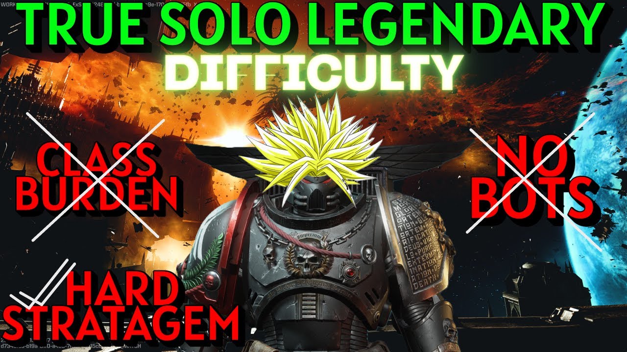 WORLD FIRST True Solo CLASS RESTRICTION Hard Stratagem run | Aggravated Assault + combat mastery