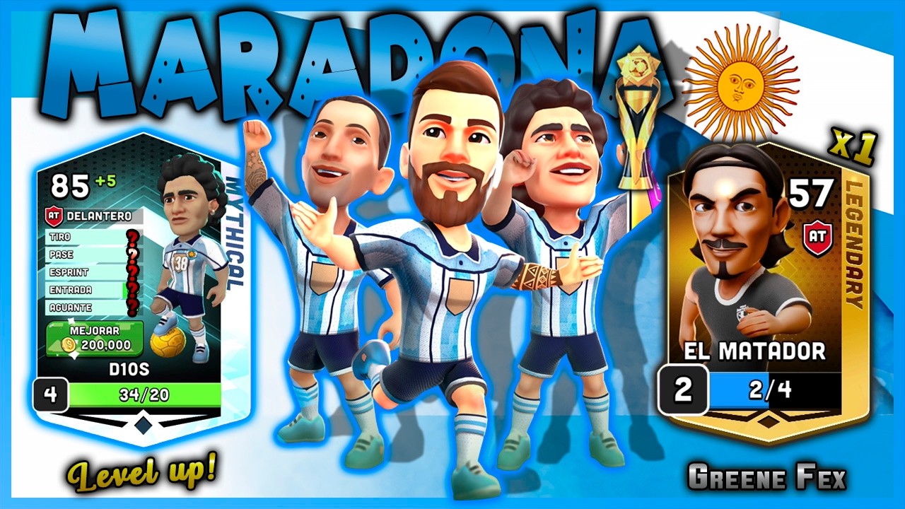 Mini Football | 🥳ARGENTINA: D1OS (LEVEL UP)⬆️ | EL MATADOR X1🏆