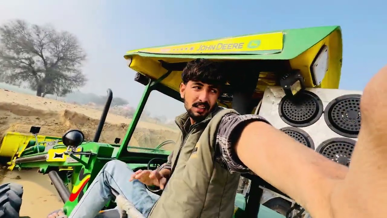 John Deere ￼😱😱 vs 😱😱महिंद्रा ⚡ कौन खींचेगा सबसे भारी ट्रॉली? पावर टेस्ट