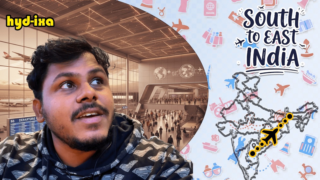 Hyderabad to Agartala via Kolkata | Complete India Travel Vlog 🇮🇳 by Teja Unfiltered