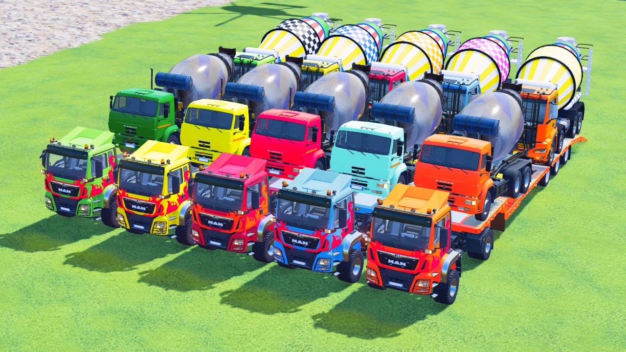Transporting American Giant Trucks on a Crazy Mission! Farming Simulator 22 #66