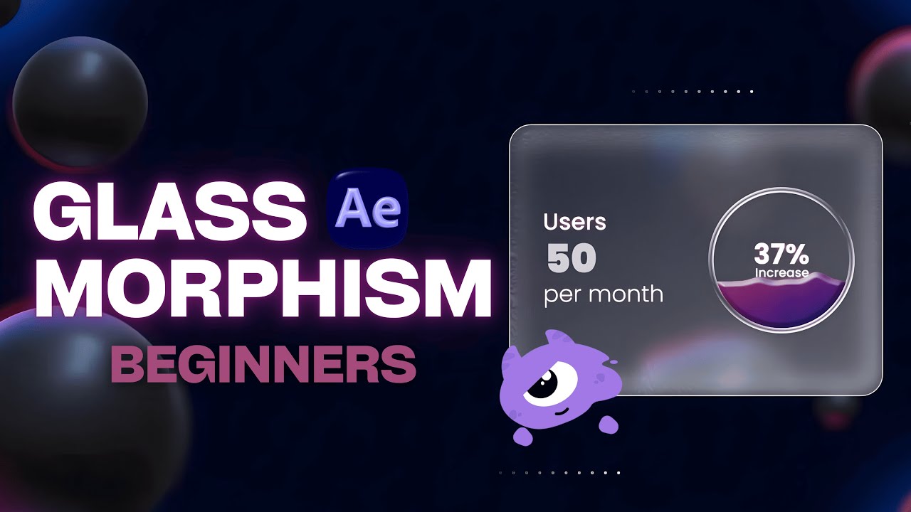 Glassmorphism in After Effects | For Beginners