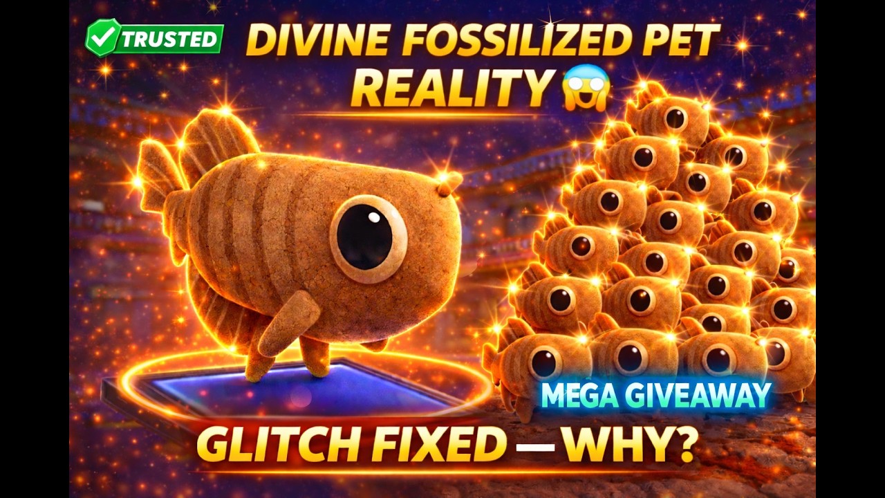 😱 Divine Fossilized Pet REALITY | Glitch Fixed – Why So Fast? | Steal A Pet FF