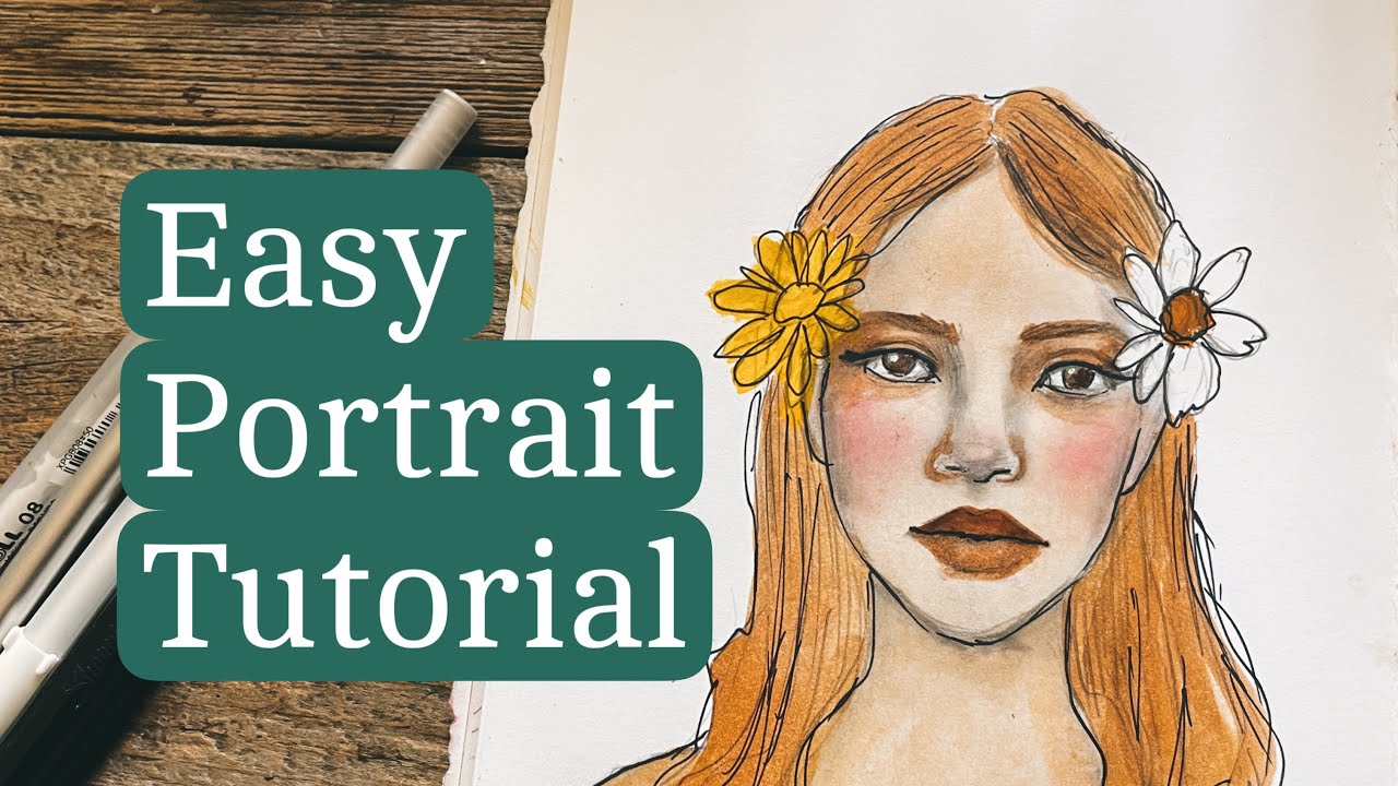 HOW TO DRAW & PAINT A FACE- Step by step for beginners