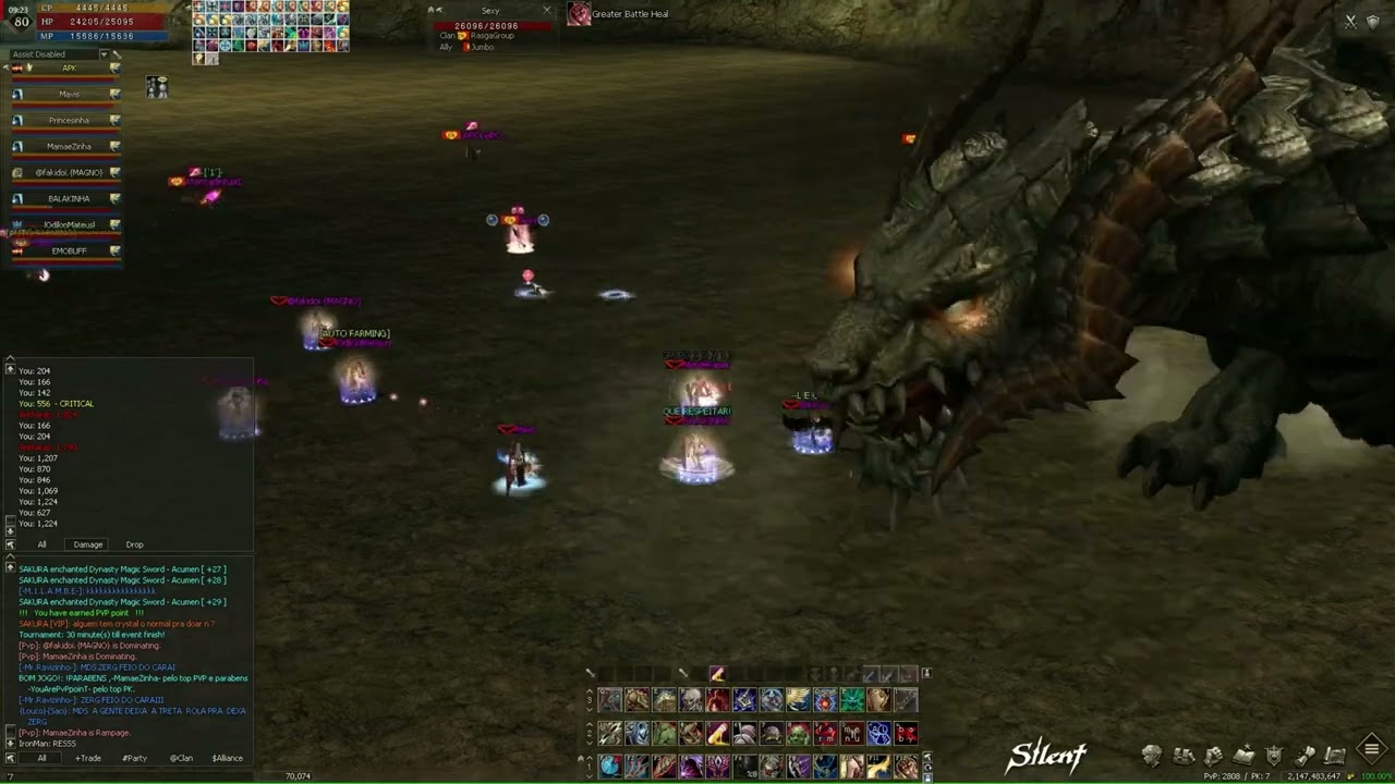 Lineage 2 Tower - Mordekaiser - treta no Antharas, 23/03 chuva de self
