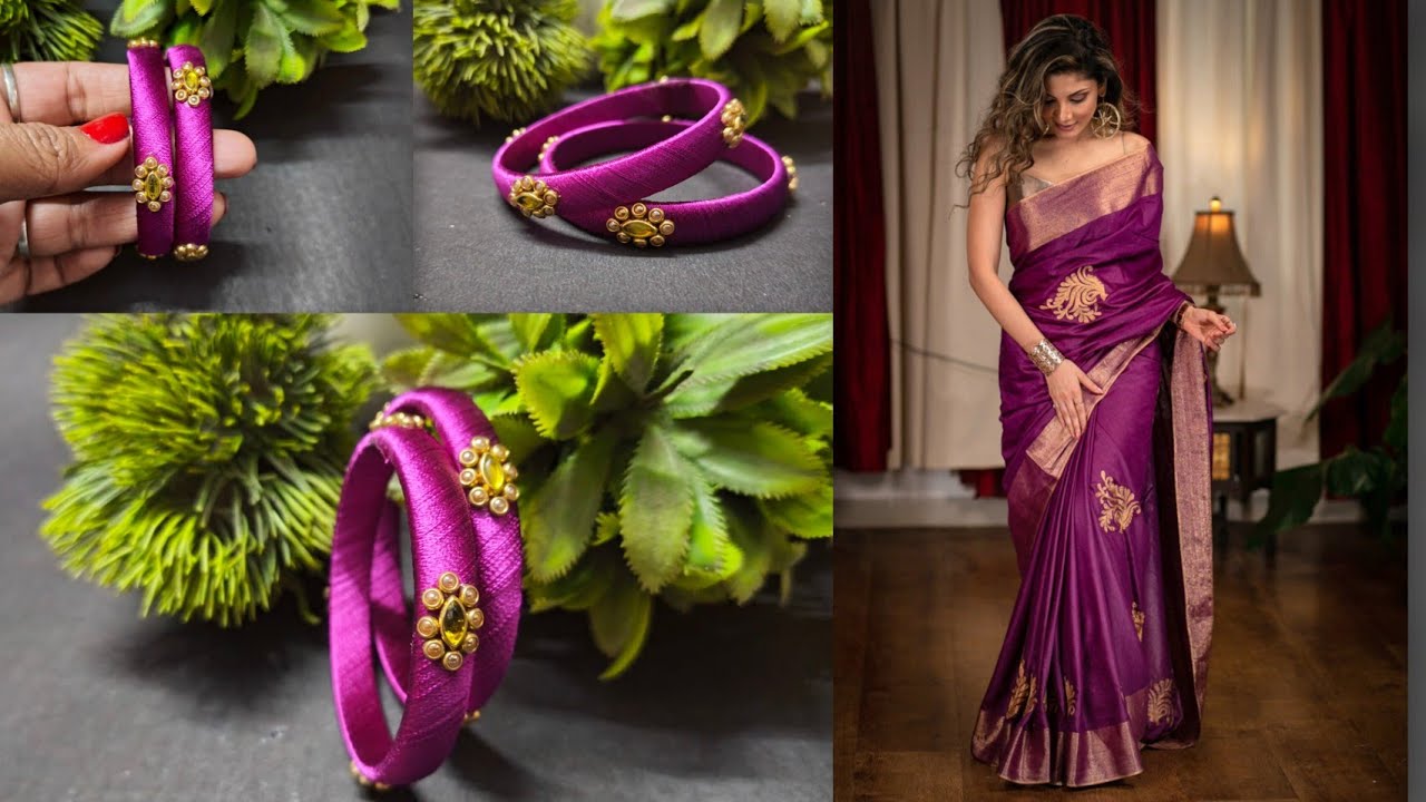Handmade simple  kundan work bangels #viral #bangles #shorts #short